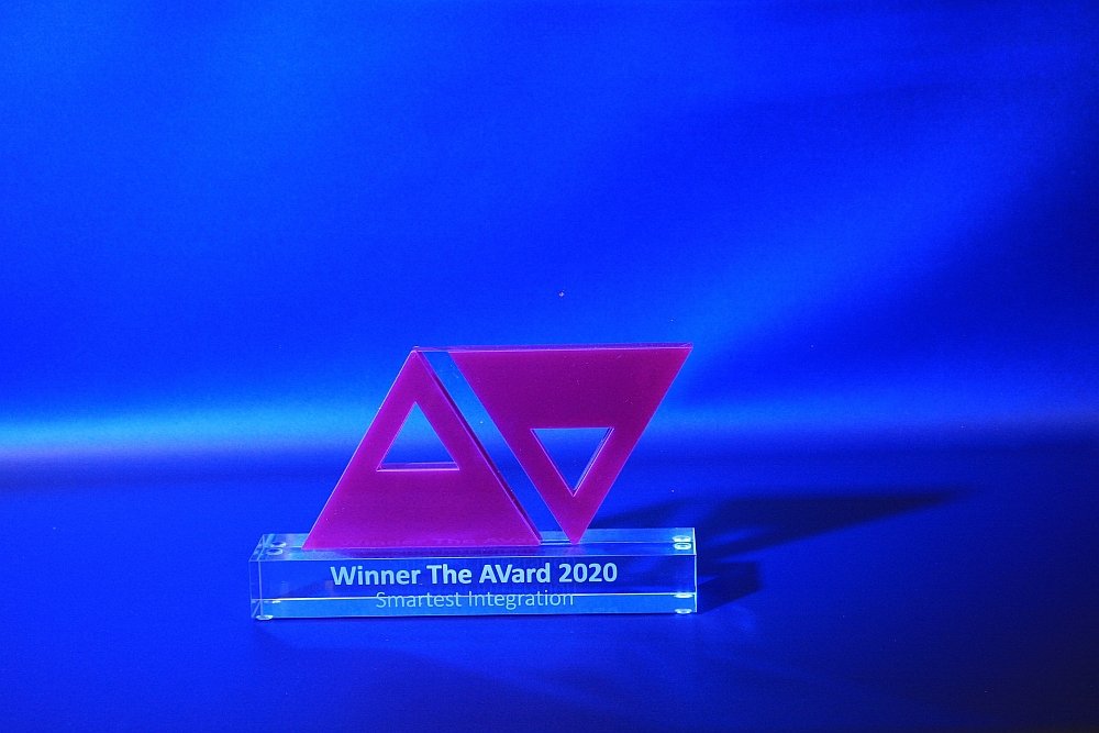 Lasershow 1. AVard 2020 Trophy