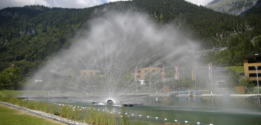 Water Screen for Bergkulisse