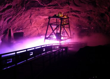 [Translate to English:] 16B12800 Lasertechnik und Showlaser Berchtesgaden Salt Mine